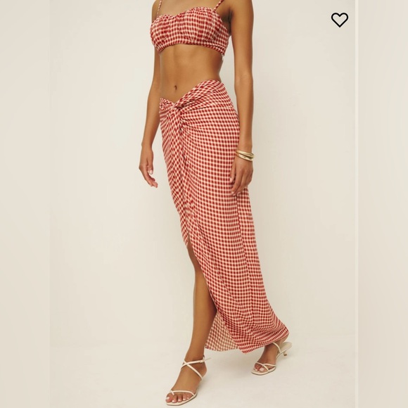 Reformation Alana Two Piece Set Size 4 - Picture 3 of 4